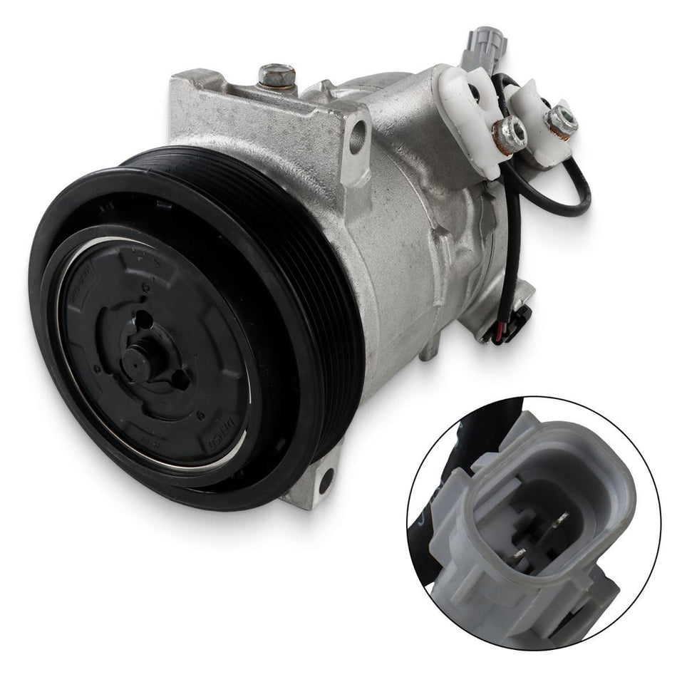 AC Compressor 6SEU16C 6PK 12V 55111610AB for 2008–2017 Jeep Compass Jeep Patriot Dodge - Plug Detail