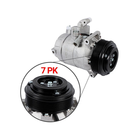 A/C Compressor 7PK 12V 926001CB0B 926001CB1B for Infiniti Infinity EX35 FX35 G37 3.5L 3.7L - Detail