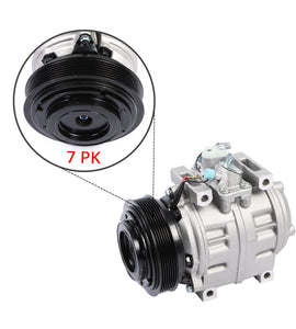 Compressor A/C 7PK 24V 88310-36212 447220-1451 447220-1474 para Toyota Coaster Bus