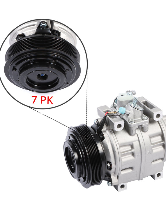 Compresseur A/C 7PK 24V 88310-36212 447220-1451 447220-1474 pour bus Toyota Coaster