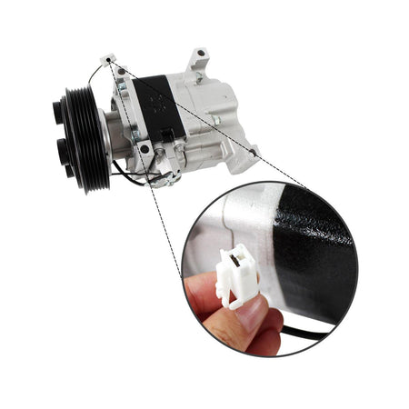 A/C Compressor H09A1AC4DT BP4K61K00 H12A1AG4DY for Mazda M3 1.6 M2 - Plug Detail