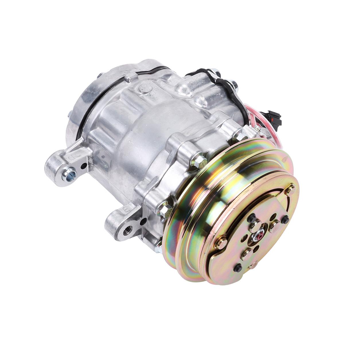 A/C Compressor KHR3536 4615804 22L-979-2200 22L-979-2211 for John Deere Komatsu Hitachi Excavators