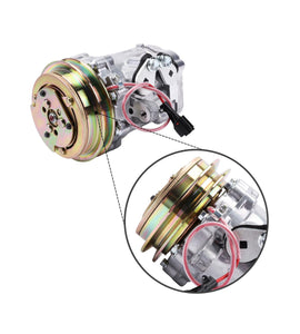 A/C Compressor KHR3536 4615804 22L-979-2200 22L-979-2211 for John Deere Komatsu Hitachi Excavators