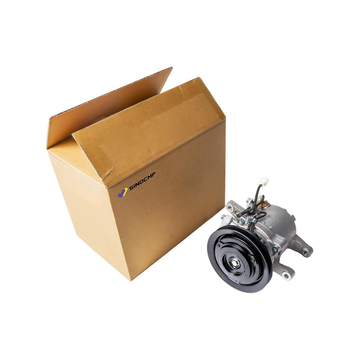 A/C Compressor SVO7E 447260-5781 3C581-50060 for Kubota Tractor M108S M5040 - Sinocmp Package