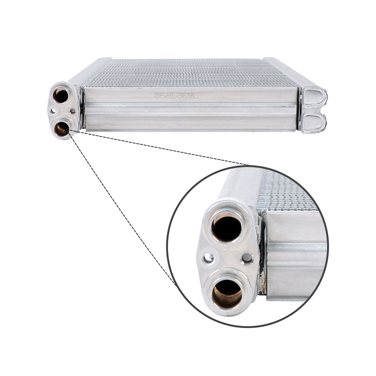 A/C Evaporator 4719198 for John Deere 120D 130G 160DLC 160GLC 180GLC Hitachi Excavator ZX140W-3 ZX140W-3-AMS - Sinocmp
