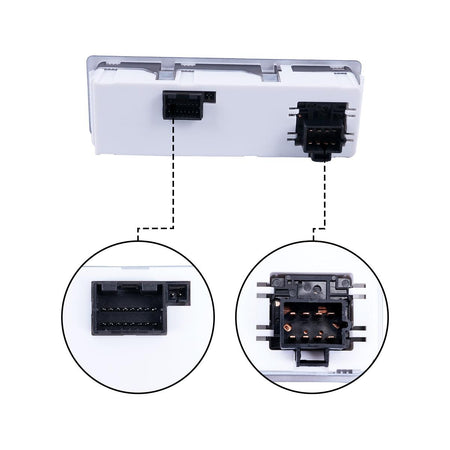 A/C Temperature Control Panel F21-1034-100 for Kenworth Paccar Truck T270 T370 2008-2020 - Plug Detail