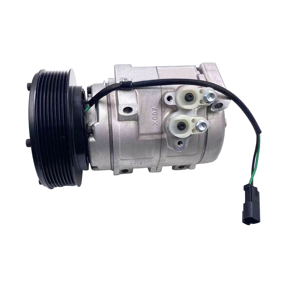 Air Conditioning A/C Compressor 12V 17A-911-4810 for Komatsu Bulldozer D65WX D85PX - Sinocmp