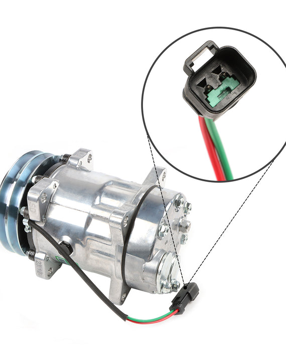 SD7H15 A/C Compressor 14649606 15082742 Para carregadores de escavadeiras Volvo