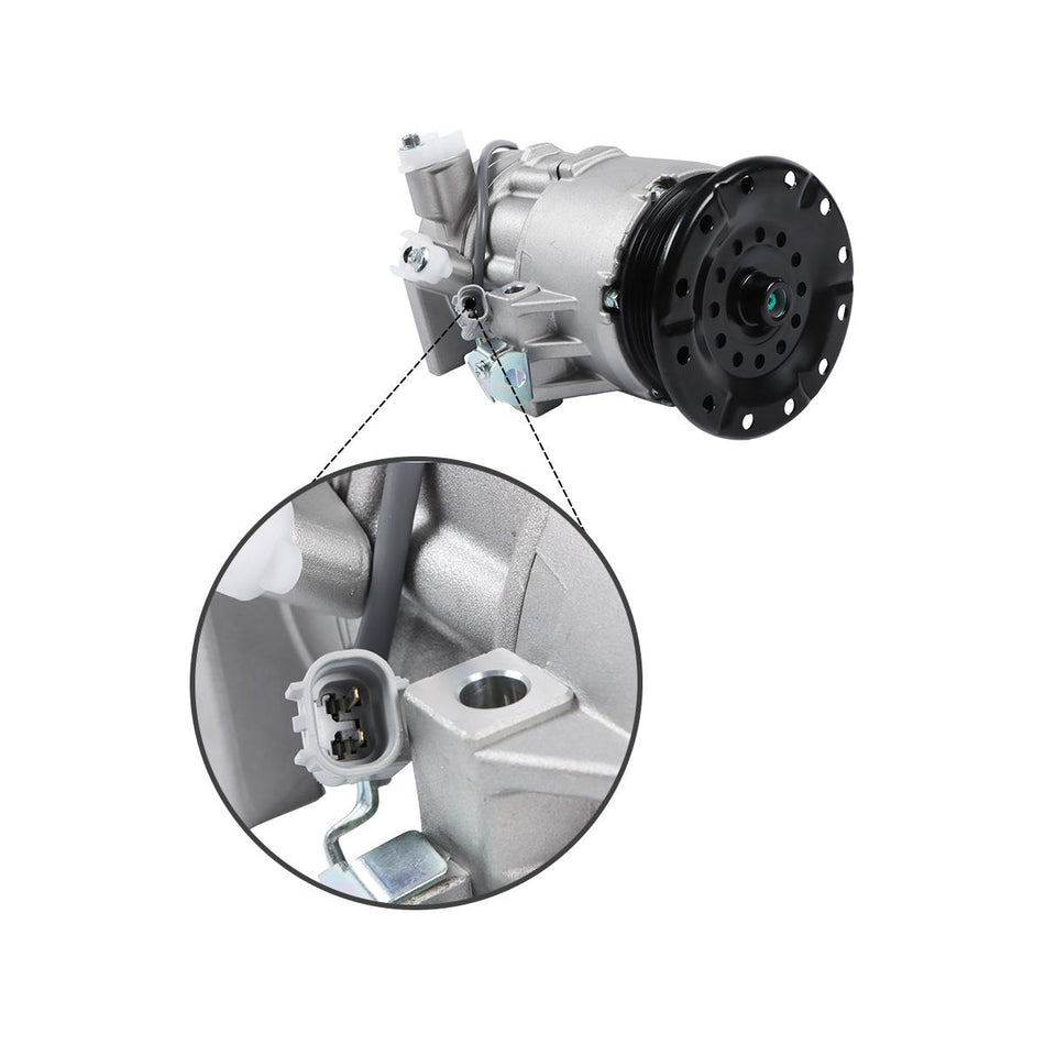 Air Conditioning Compressor 447220-9465 for Toyota Yaris SCION Xa Xb 1.5L- Plug Detail