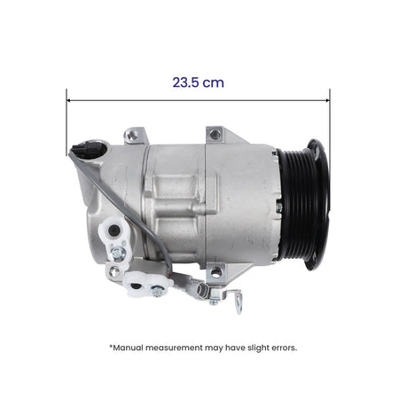 Air Conditioning Compressor 447220-9465 for Toyota Yaris SCION Xa Xb 1.5L - Dimension
