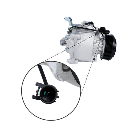 Air Conditioning Compressor 7813A215 7813A359 for Mitsubishi Lancer - Plug Detail