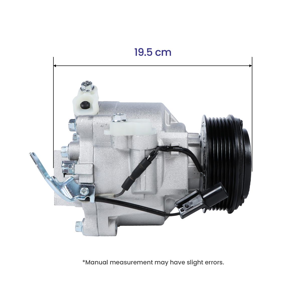 Air Conditioning Compressor 7813A215 7813A359 for Mitsubishi Lancer - Dimension