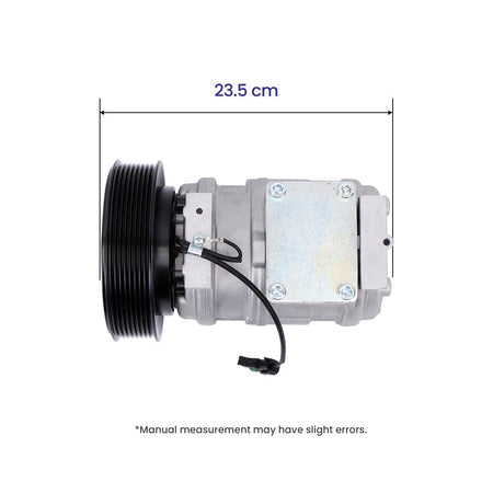 Air Conditioning Compressor AN221429 RE46609 SE501462 TY24304 for John Deere Tractor - Dimension
