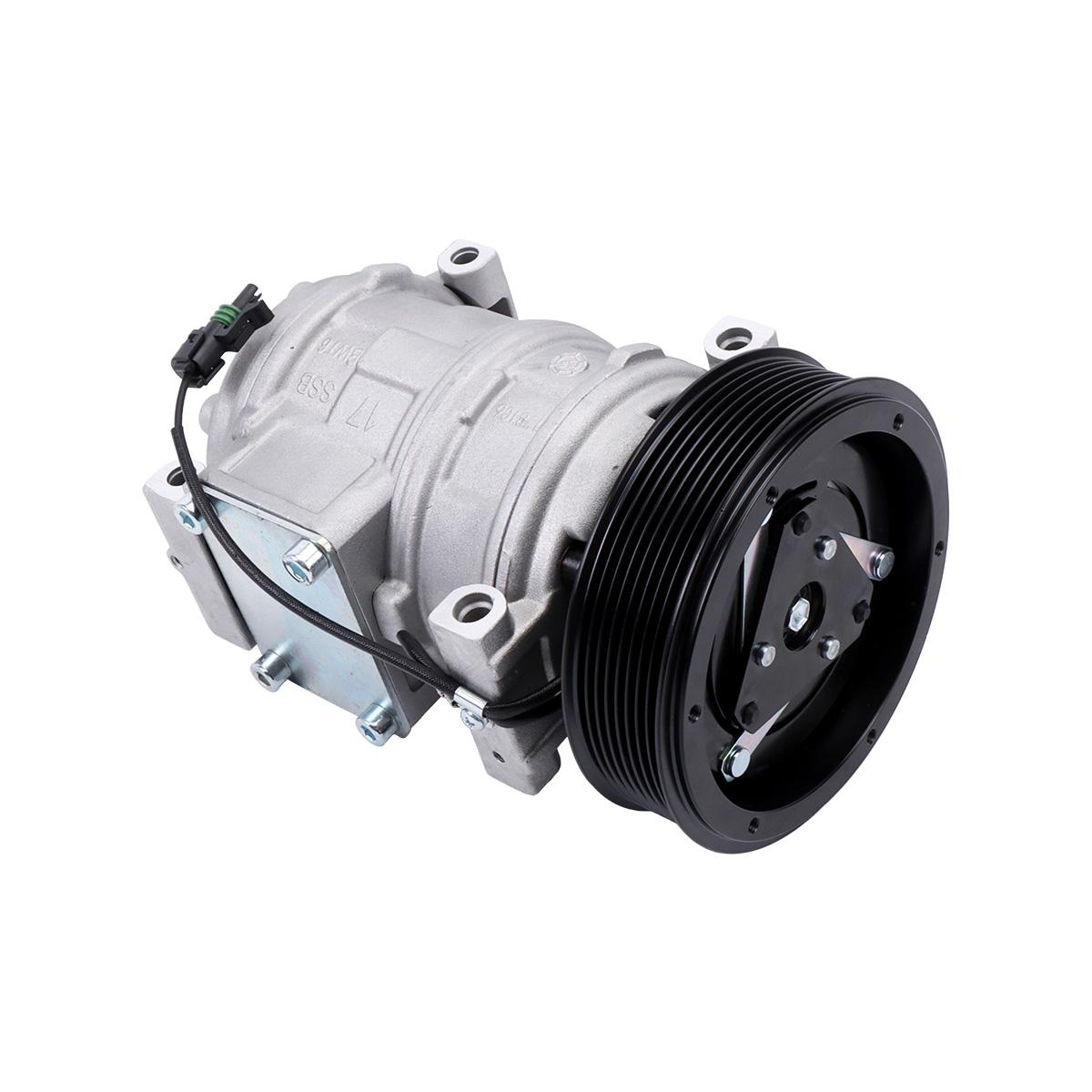Air Conditioning Compressor AN221429 RE46609 SE501462 TY24304 for John Deere Tractor - Side View