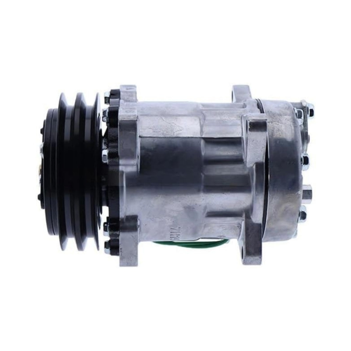Air Conditioning A/C Compressor VOE15082744 12V 2PK for Volvo Backhoe Loader BL60B BL61B - Sinocmp