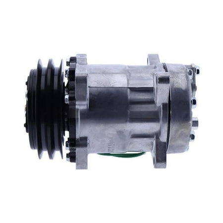 Air Conditioning A/C Compressor VOE15082744 12V 2PK for Volvo Backhoe Loader BL60B BL61B - Sinocmp