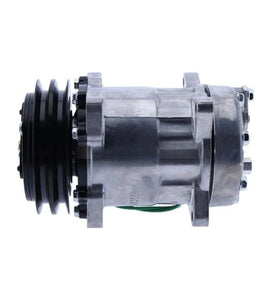 Air Conditioning A/C Compressor VOE15082744 12V 2PK for Volvo Backhoe Loader BL60B BL61B