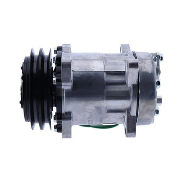 Compresor de aire acondicionado A/C VOE15082744 12V 2PK para retroexcavadora Volvo BL60B BL61B
