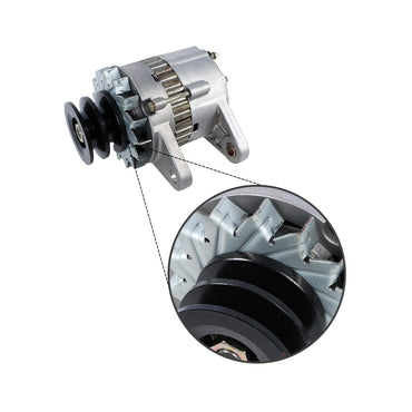Alternador 1-81200-440-2 para excavadora Hitachi EX200-2 EX200-3 con motor Isuzu 6BD1 6D34