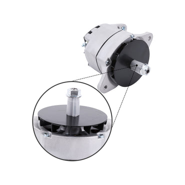 Alternador 10459319 1117615 1117619 24V 45A sin polea compatible con cargador de orugas 953 955L 963 973 977L 983 983B, 1 unidad
