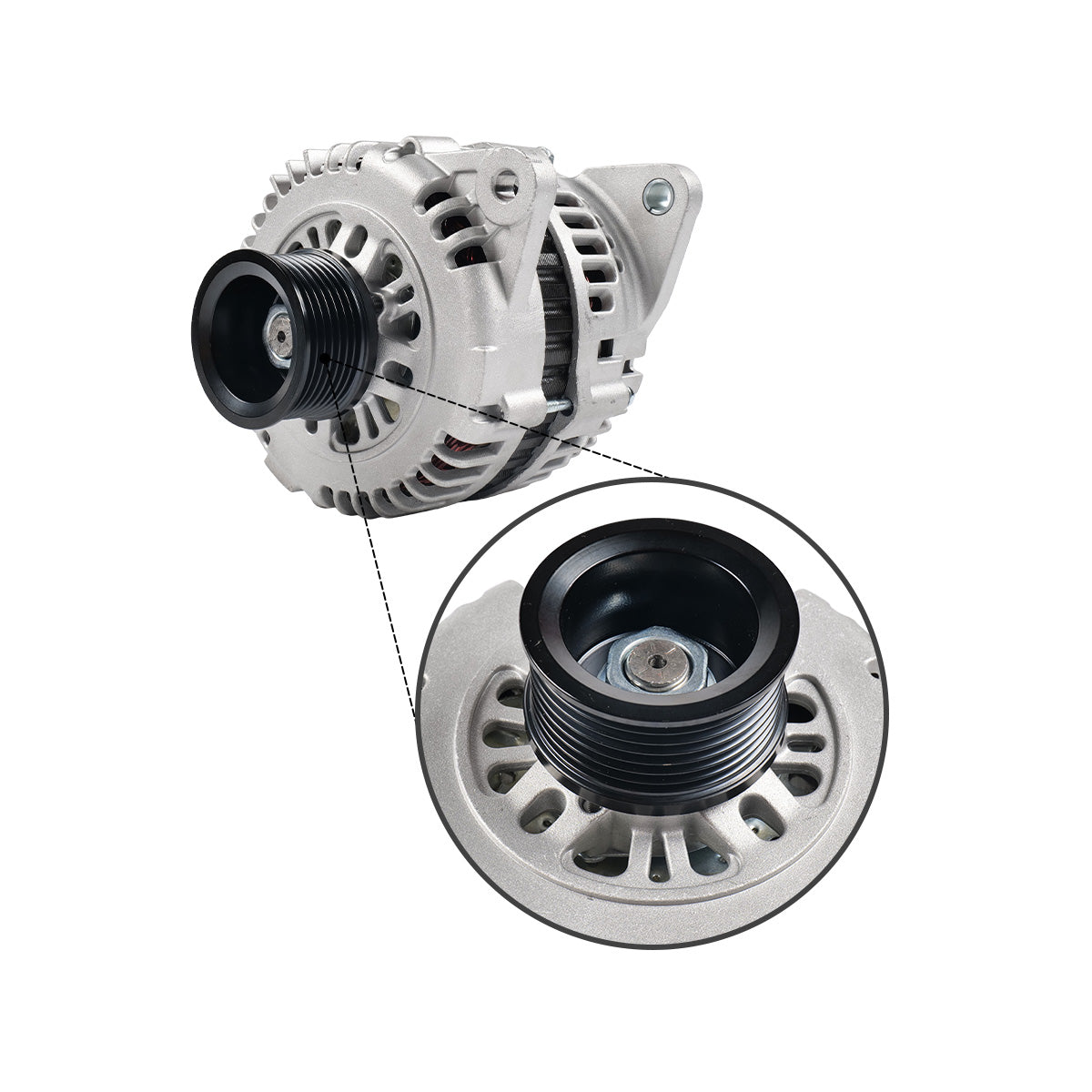 Alternator 12V 110A 8-98076-260-0 8-98076-260-2 for Isuzu Engine 4HK1 4BD1 - Sinocmp