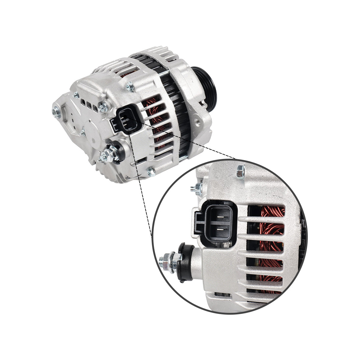 Alternator 12V 110A 8-98076-260-0 8-98076-260-2 for Isuzu Engine 4HK1 4BD1 - Detail