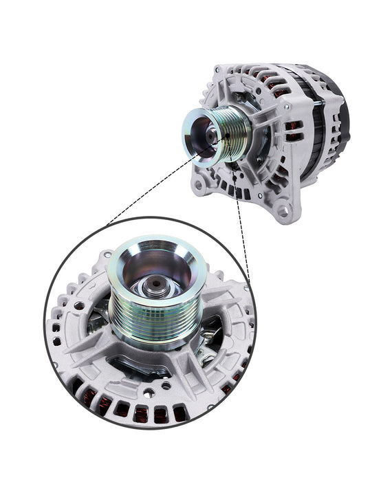 Alternateur 11015101,5316342,70026232 12V 135A 8 rainures Compatible avec moteur Cummins QSB ISB ISF2.8 ISF3.8 1 pièce