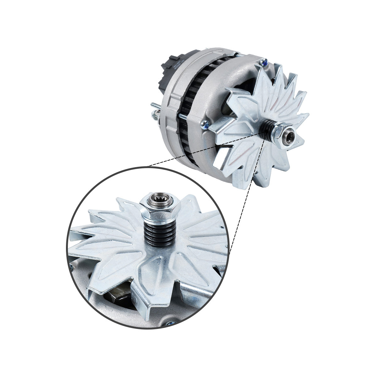 Alternator 12V 60A 01183858 AAK2306 58249GT for Deutz Engine 2011 1011 1011F F3L1011 - Detail