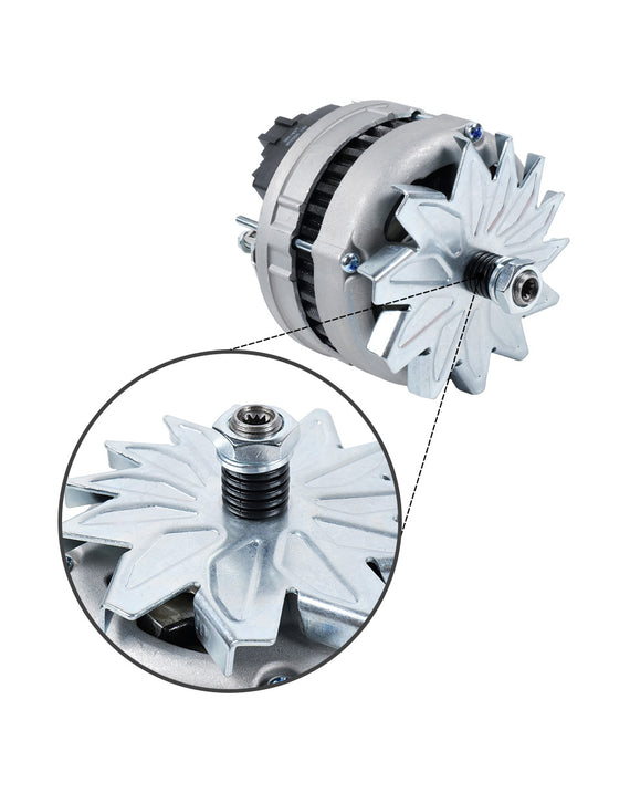 Alternateur 01183858 AAK2306 58249GT 12 V 60 A sans poulie pour moteur Deutz 2011 1011 1011F F3L1011 Genie S-100 S-105 S-120 S-125 S-3200 S-3800 S-60 S-65 S-80 1 pièce S-85