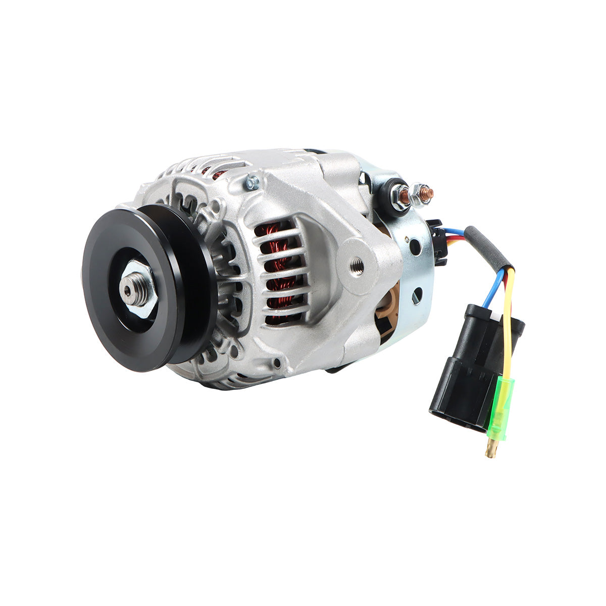 Alternador 12V 60A 1K411-64010 1K411-64011 para motor Kubota D1803 Hitachi Loader LX20-7 - Sinocmp