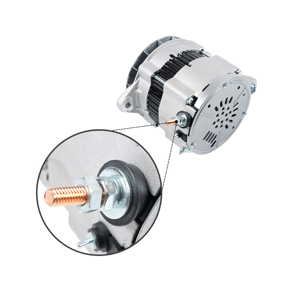 Alternator 197-8820 1978820 for Caterpillar CAT 3126B 3176C 3196 3406B Engine - Sinocmp