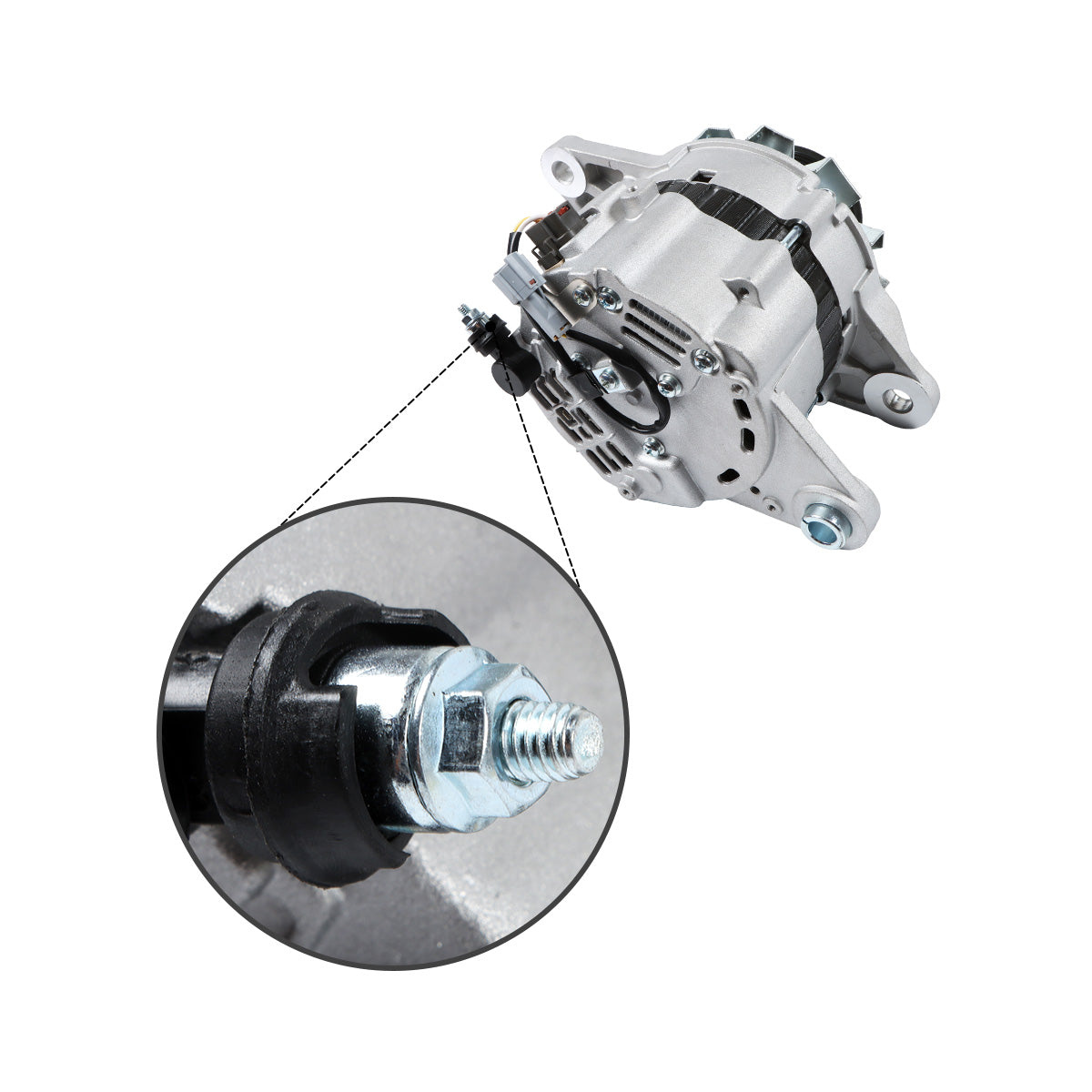 Alternator 24V 50A 8-98092-116 for Hitachi Excavator ZAX240 Isuzu Engine 4HK1 - Sinocmp