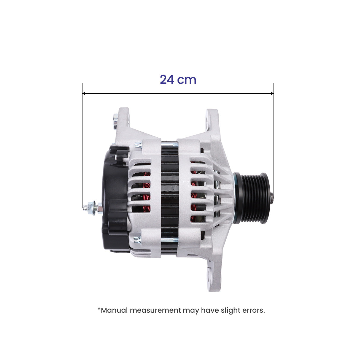 Alternador 24V 70A 8600504 8600017 para motor Cummins 24SI 5.9L - Dimensão