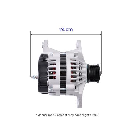 Alternador 24V 70A 8600504 8600017 para motor Cummins 24SI 5.9L - Dimensão