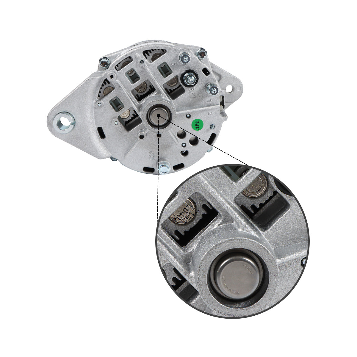 Alternador 3935530 3920618 para Cummins Engine 6BT 6CT QSB6.7 M11 N14 K19 K38 K50 - Peça Sinocmp