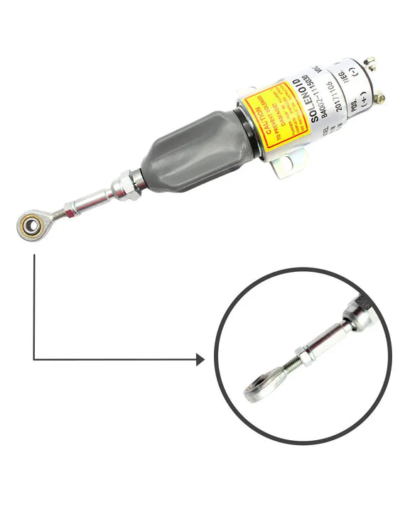 Électrovanne d'arrêt B4002-1115030 24V pour Komatsu PC60-7 PC200-7
