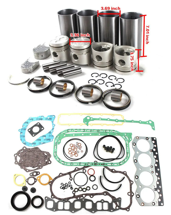 Kit de reconstruction de moteur C240 C240PKJ C240PKG pour chariot élévateur Isuzu TCM Komatsu
