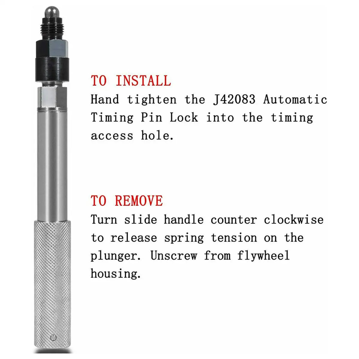 J-42083 Perno di temporizzazione automatico + 9U-7227 Strumento J-42083 Perno di temporizzazione automatico + 9U-7227 Strumento