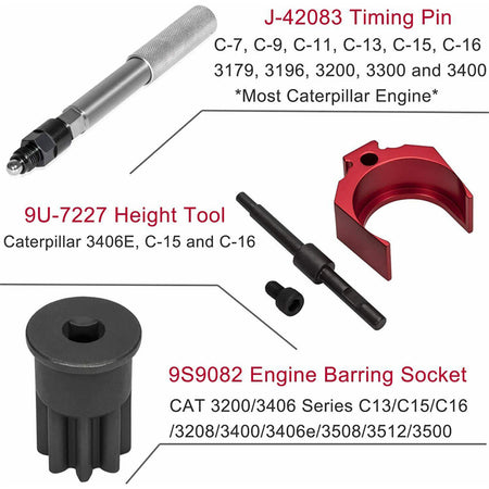 9U-7227 Injector Height Adjustment Gauge Tool for CAT Caterpillar 3406E C15 C16