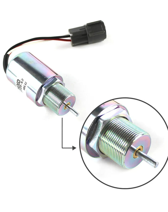Solénoïde d'arrêt SA-3725-12 pour moteur Mitsubishi L2E L3E S3L S4L SDMO Volvo Toro 12Vdc
