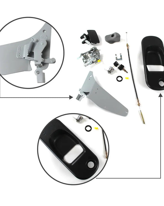 Ensemble de serrure de porte de cabine pour pelle Hitachi ZX100 ZX120 ZX200 ZX300