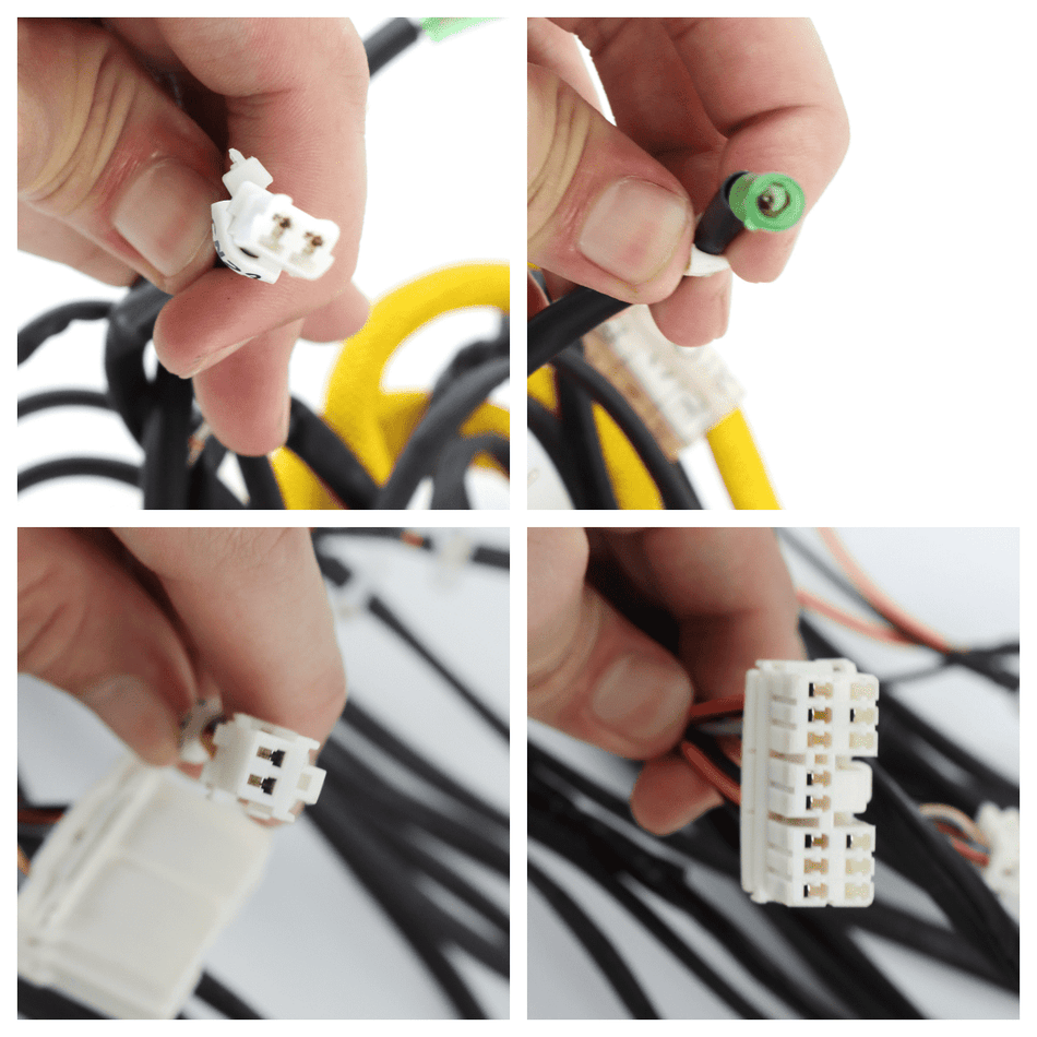 Cab Wiring Harness 21N6-00012 for Hyundai R210LC-7 R250LC-7 R290LC-7 Excavator - Plug Detail