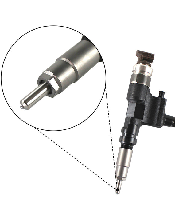 Injecteur de carburant du rail commun 095000-9510 23670-E0510 pour Denso Toyota Hino N04C 300 Dutro Euro 5 4.0d