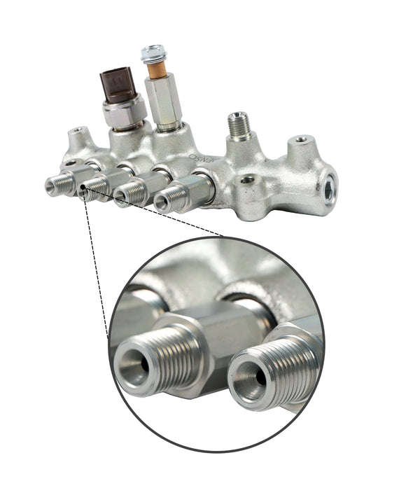 Injecteur de carburant à rampe commune 8973060634 pour moteur Hitachi ZX200-3 4HK1