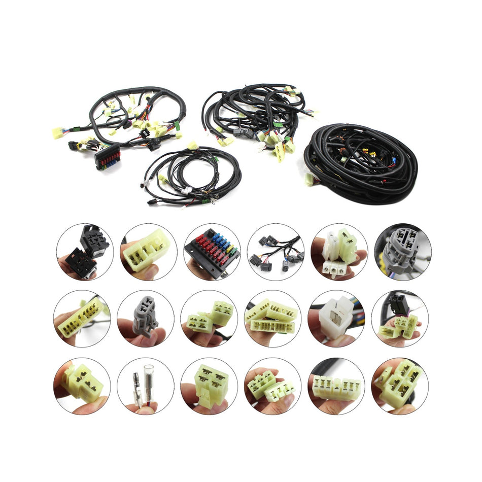 Complete Wiring Harness for Daewoo Doosan DH60-7 Excavator - Sinocmp