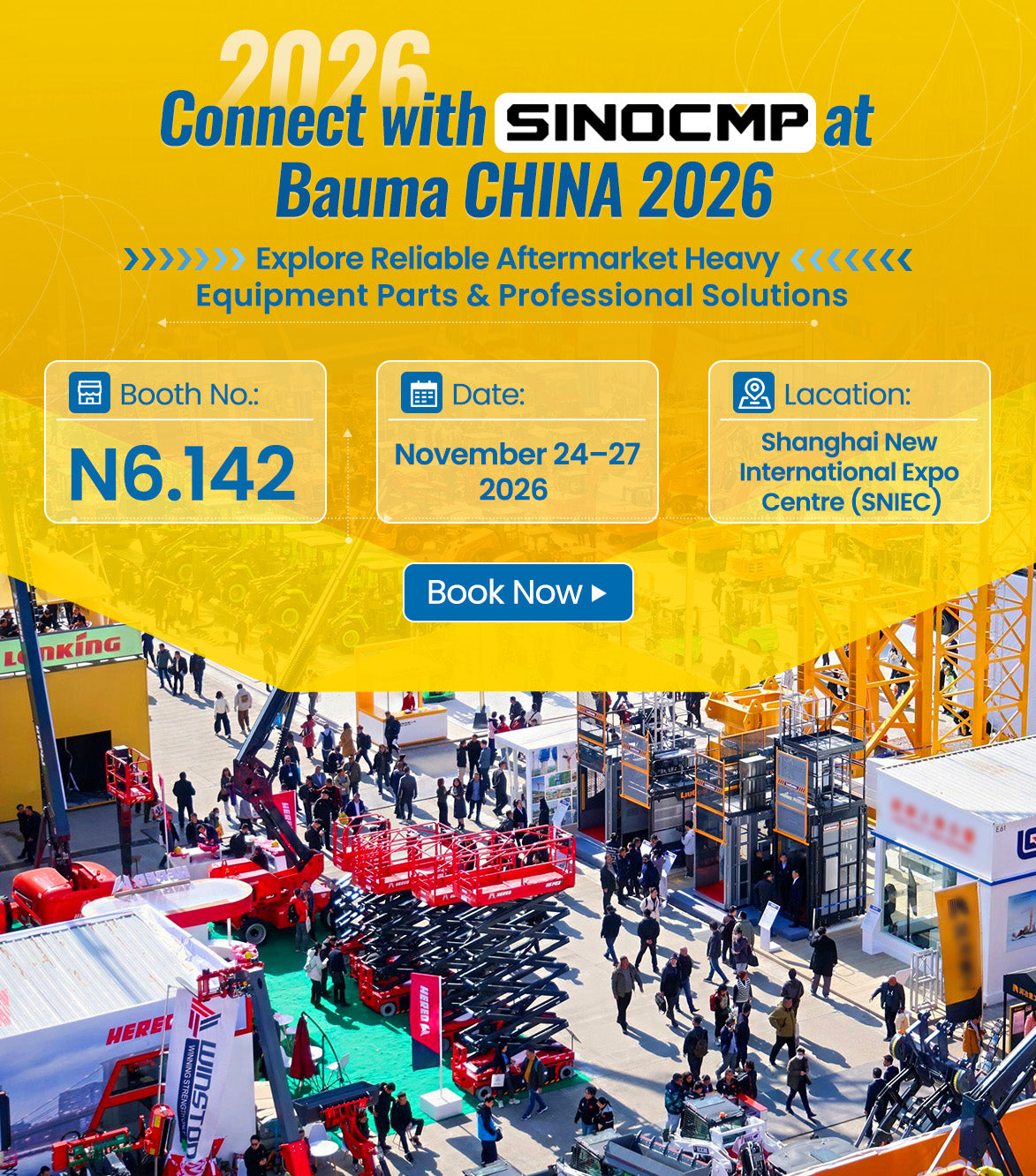Connect with SINOCMP at Bauma CHINA 2026