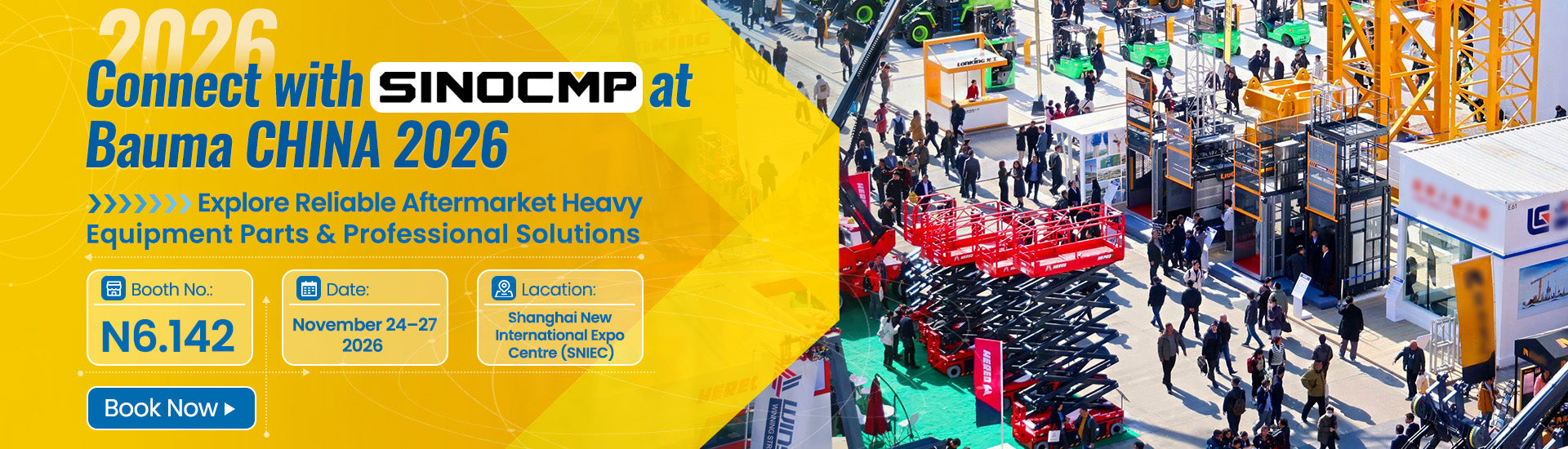 Connect with SINOCMP at Bauma CHINA 2026
