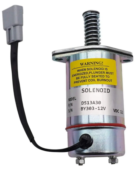 Solénoïde de carburant robuste D513-A30 161737-12 8923206 12V pour moteur Diesel 8,2l