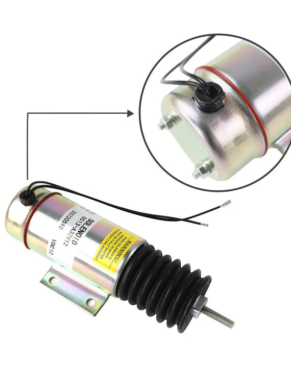 Solénoïde d'arrêt de carburant 12V, pour Genie JLG, solénoïde d'accélérateur à double bobine, D513-A32V12