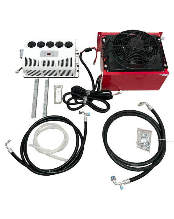 Mini climatiseur de stationnement divisé DC 12V 24V AC, pour cabines de semi-camions, camping-cars et camping-cars
